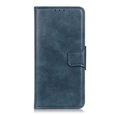 Coque Portefeuille Livre Cuir Etui Clapet T06 pour OnePlus 8 Pro Bleu