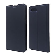 Coque Portefeuille Livre Cuir Etui Clapet T06 pour Oppo R15X Bleu