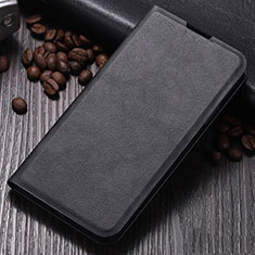 Coque Portefeuille Livre Cuir Etui Clapet T06 pour Samsung Galaxy Note 10 Plus 5G Noir