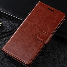 Coque Portefeuille Livre Cuir Etui Clapet T06 pour Samsung Galaxy S10 Plus Marron