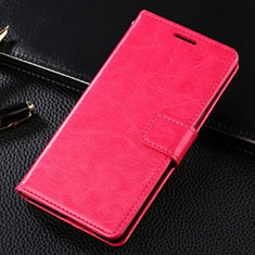 Coque Portefeuille Livre Cuir Etui Clapet T06 pour Samsung Galaxy S10 Plus Rose Rouge