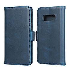 Coque Portefeuille Livre Cuir Etui Clapet T06 pour Samsung Galaxy S10e Bleu