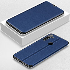 Coque Portefeuille Livre Cuir Etui Clapet T06 pour Xiaomi Redmi Note 8T Bleu
