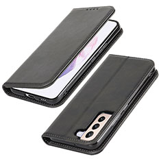 Coque Portefeuille Livre Cuir Etui Clapet T06D pour Samsung Galaxy S21 5G Noir