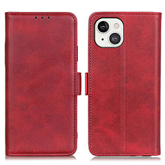Coque Portefeuille Livre Cuir Etui Clapet T07 pour Apple iPhone 13 Rouge