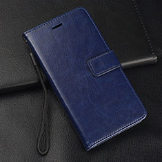 Coque Portefeuille Livre Cuir Etui Clapet T07 pour Huawei Nova 5 Bleu