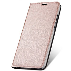 Coque Portefeuille Livre Cuir Etui Clapet T07 pour Huawei Nova 5i Or Rose