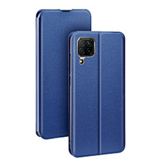 Coque Portefeuille Livre Cuir Etui Clapet T07 pour Huawei Nova 6 SE Bleu