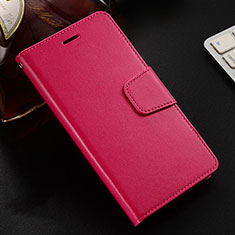 Coque Portefeuille Livre Cuir Etui Clapet T07 pour Oppo RX17 Neo Rouge