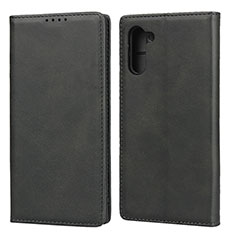 Coque Portefeuille Livre Cuir Etui Clapet T07 pour Samsung Galaxy Note 10 5G Noir