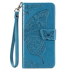 Coque Portefeuille Livre Cuir Etui Clapet T07 pour Xiaomi Mi 10 Pro Bleu Ciel