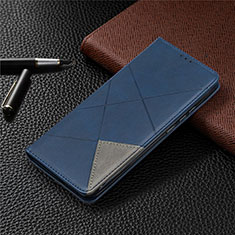 Coque Portefeuille Livre Cuir Etui Clapet T07 pour Xiaomi Redmi 9AT Bleu