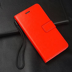 Coque Portefeuille Livre Cuir Etui Clapet T08 pour Huawei P20 Lite (2019) Rouge
