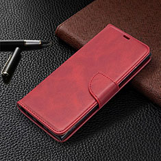 Coque Portefeuille Livre Cuir Etui Clapet T08 pour Samsung Galaxy Note 20 Ultra 5G Rouge