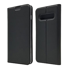 Coque Portefeuille Livre Cuir Etui Clapet T08 pour Samsung Galaxy S10 5G Noir