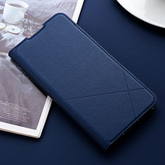 Coque Portefeuille Livre Cuir Etui Clapet T08 pour Xiaomi Mi 9T Bleu