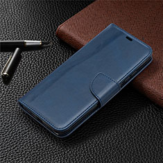 Coque Portefeuille Livre Cuir Etui Clapet T08 pour Xiaomi Redmi 9A Bleu