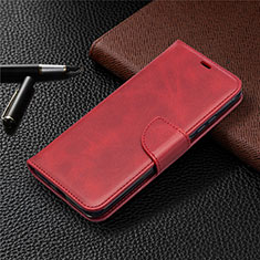 Coque Portefeuille Livre Cuir Etui Clapet T08 pour Xiaomi Redmi 9A Rouge