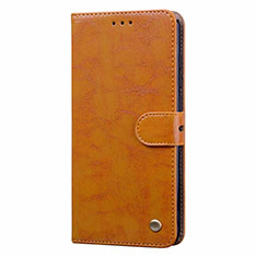 Coque Portefeuille Livre Cuir Etui Clapet T08 pour Xiaomi Redmi Note 9 Orange