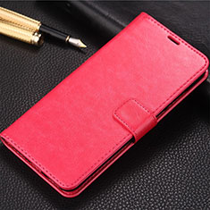 Coque Portefeuille Livre Cuir Etui Clapet T09 pour Huawei Honor 20 Pro Rose Rouge
