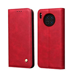 Coque Portefeuille Livre Cuir Etui Clapet T09 pour Huawei Mate 30 Pro Rouge