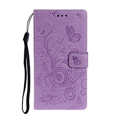 Coque Portefeuille Livre Cuir Etui Clapet T09 pour Huawei P40 Pro Violet