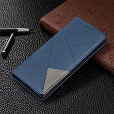 Coque Portefeuille Livre Cuir Etui Clapet T09 pour Samsung Galaxy Note 20 Ultra 5G Bleu