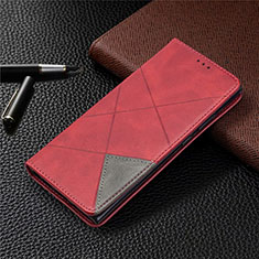 Coque Portefeuille Livre Cuir Etui Clapet T09 pour Samsung Galaxy Note 20 Ultra 5G Rouge