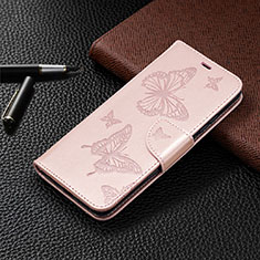 Coque Portefeuille Livre Cuir Etui Clapet T09 pour Xiaomi Redmi 9A Or Rose