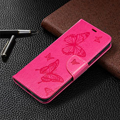 Coque Portefeuille Livre Cuir Etui Clapet T09 pour Xiaomi Redmi 9A Rose Rouge