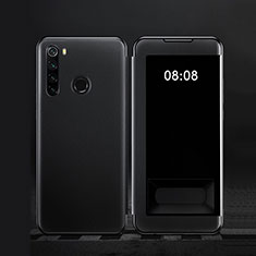 Coque Portefeuille Livre Cuir Etui Clapet T09 pour Xiaomi Redmi Note 8 (2021) Noir