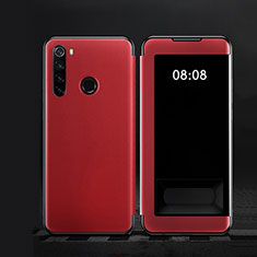 Coque Portefeuille Livre Cuir Etui Clapet T09 pour Xiaomi Redmi Note 8T Rouge
