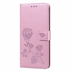 Coque Portefeuille Livre Cuir Etui Clapet T09 pour Xiaomi Redmi Note 9 Rose