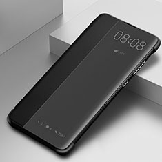 Coque Portefeuille Livre Cuir Etui Clapet T10 pour Huawei Mate 30 Noir
