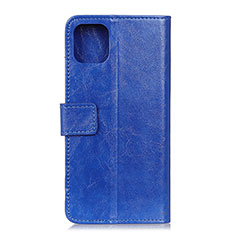 Coque Portefeuille Livre Cuir Etui Clapet T10 pour Xiaomi Mi 11 5G Bleu