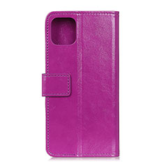 Coque Portefeuille Livre Cuir Etui Clapet T10 pour Xiaomi Mi 11 5G Violet