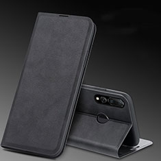 Coque Portefeuille Livre Cuir Etui Clapet T11 pour Huawei P Smart+ Plus (2019) Noir