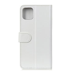 Coque Portefeuille Livre Cuir Etui Clapet T11 pour Xiaomi Mi 11 Lite 4G Blanc