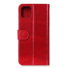 Coque Portefeuille Livre Cuir Etui Clapet T11 pour Xiaomi Mi 11 Lite 4G Rouge