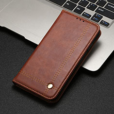 Coque Portefeuille Livre Cuir Etui Clapet T11 pour Xiaomi Mi Note 10 Marron