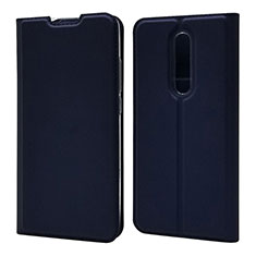 Coque Portefeuille Livre Cuir Etui Clapet T12 pour Xiaomi Redmi K20 Bleu