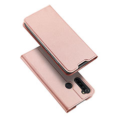 Coque Portefeuille Livre Cuir Etui Clapet T12 pour Xiaomi Redmi Note 8 Or Rose