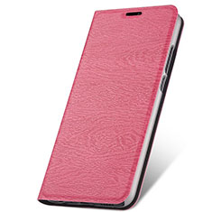 Coque Portefeuille Livre Cuir Etui Clapet T14 pour Huawei Nova 5 Pro Rose