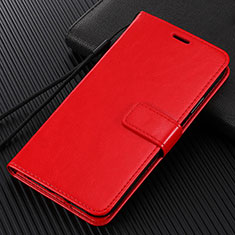 Coque Portefeuille Livre Cuir Etui Clapet T14 pour Xiaomi Mi Note 10 Pro Rouge
