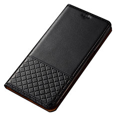 Coque Portefeuille Livre Cuir Etui Clapet T14 pour Xiaomi Redmi Note 8 (2021) Noir