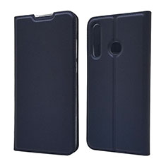 Coque Portefeuille Livre Cuir Etui Clapet T15 pour Huawei Honor 20 Lite Bleu
