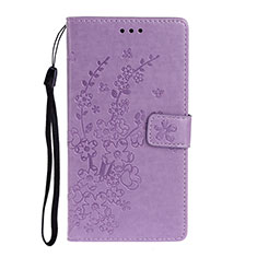 Coque Portefeuille Livre Cuir Etui Clapet T15 pour Huawei P40 Violet
