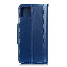 Coque Portefeuille Livre Cuir Etui Clapet T15 pour Xiaomi Mi 11 Lite 4G Bleu