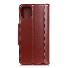Coque Portefeuille Livre Cuir Etui Clapet T15 pour Xiaomi Mi 11 Lite 4G Marron
