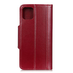 Coque Portefeuille Livre Cuir Etui Clapet T15 pour Xiaomi Mi 11 Lite 4G Rouge